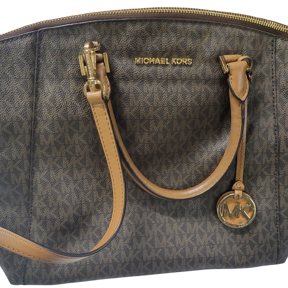 Michael Kors Brown Signature Tote Bag